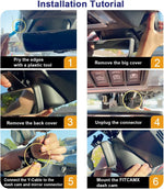Dash Cámara, para RAM 1500 (Modelo B) 2019-2024 Fitcamx B-4K