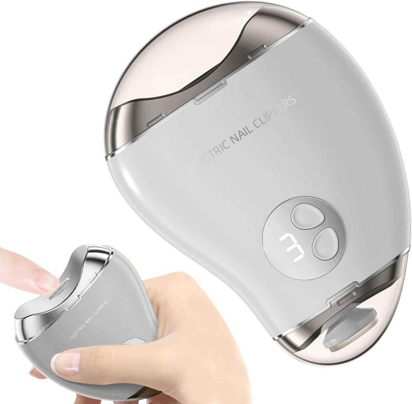 Cortador de uñas de doble cabeza, Electrico, Recargable.(USADO)