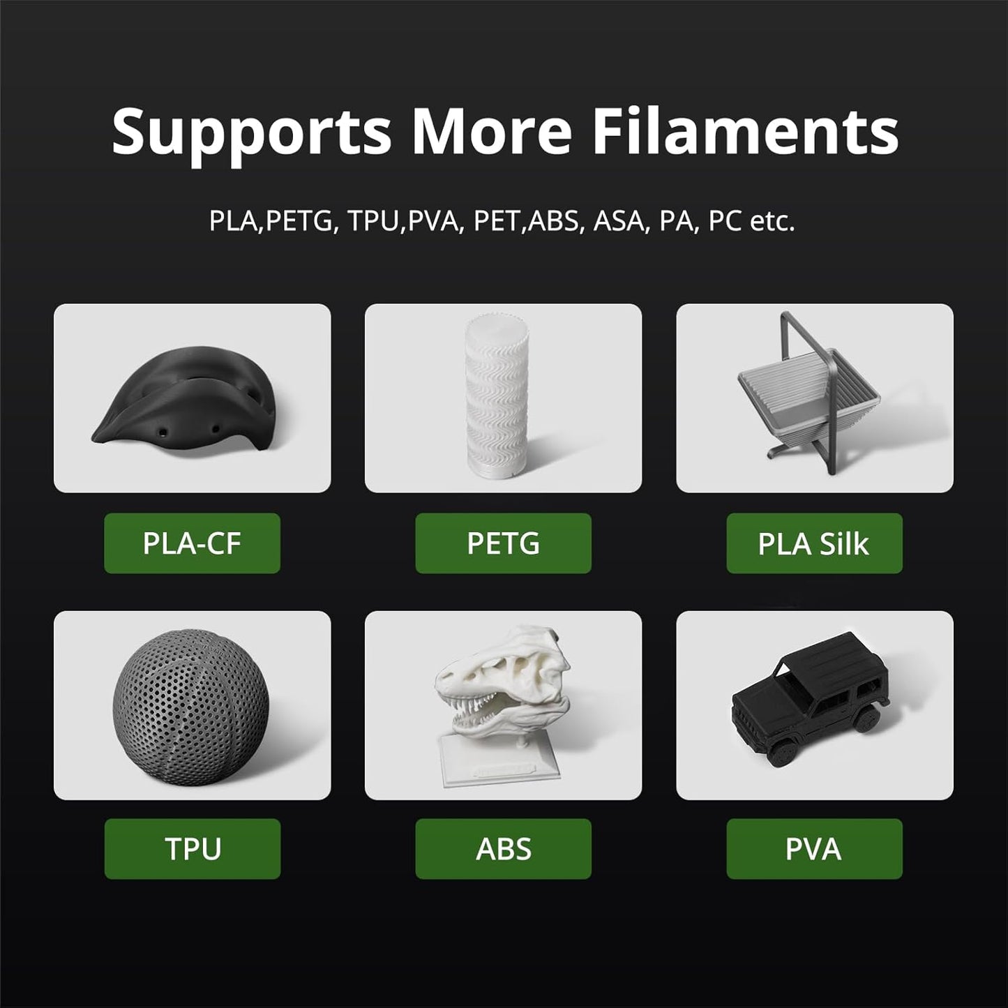 Impresora 3D Flsun T1, de alta velocidad de 1000 mm/s, 30,000r/min.