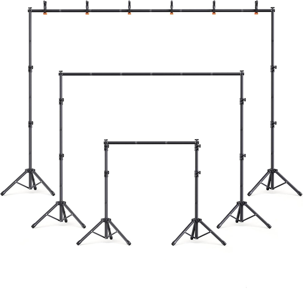 Soporte de fondo ajustable para fiestas y estudio de fotografía.