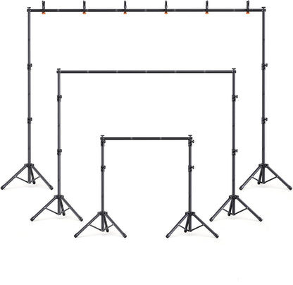 Soporte de fondo ajustable para fiestas y estudio de fotografía.