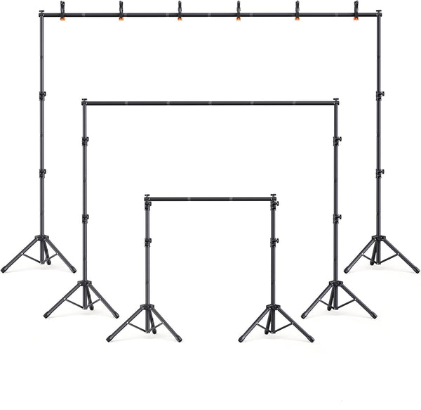 Soporte de fondo ajustable para fiestas y estudio de fotografía.