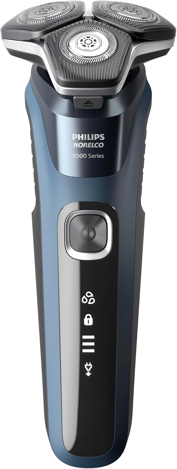 Afeitadora recargable, Philips Norelco Shaver 5400, húmedo y seco.