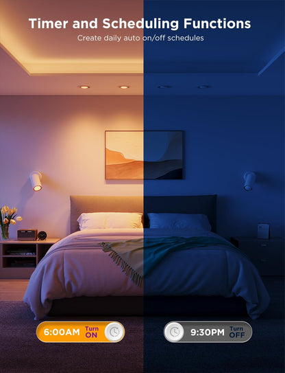 Bombillas inteligentes GU10 Govee, compatibles con Matter, Alexa, Google.