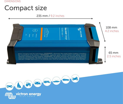 Cargador de batería inteligente, 12 V, 20 A, Victron Energy