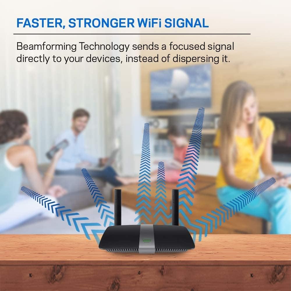 Linksys Enrutador WiFi 5 MAX-Stream, Banda Dual.