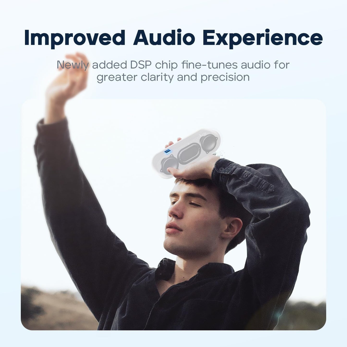 Bocina Bluetooth portátil, Tribit XSound Go, Impermeable IPX7 (USADA)