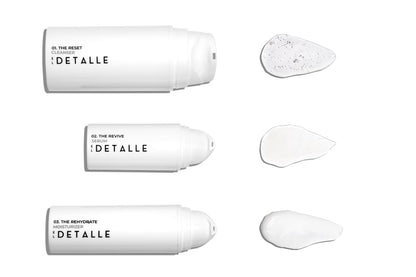 Set de 3 pasos de skincare, El Detalle, The Régimen, todo tipo de piel.