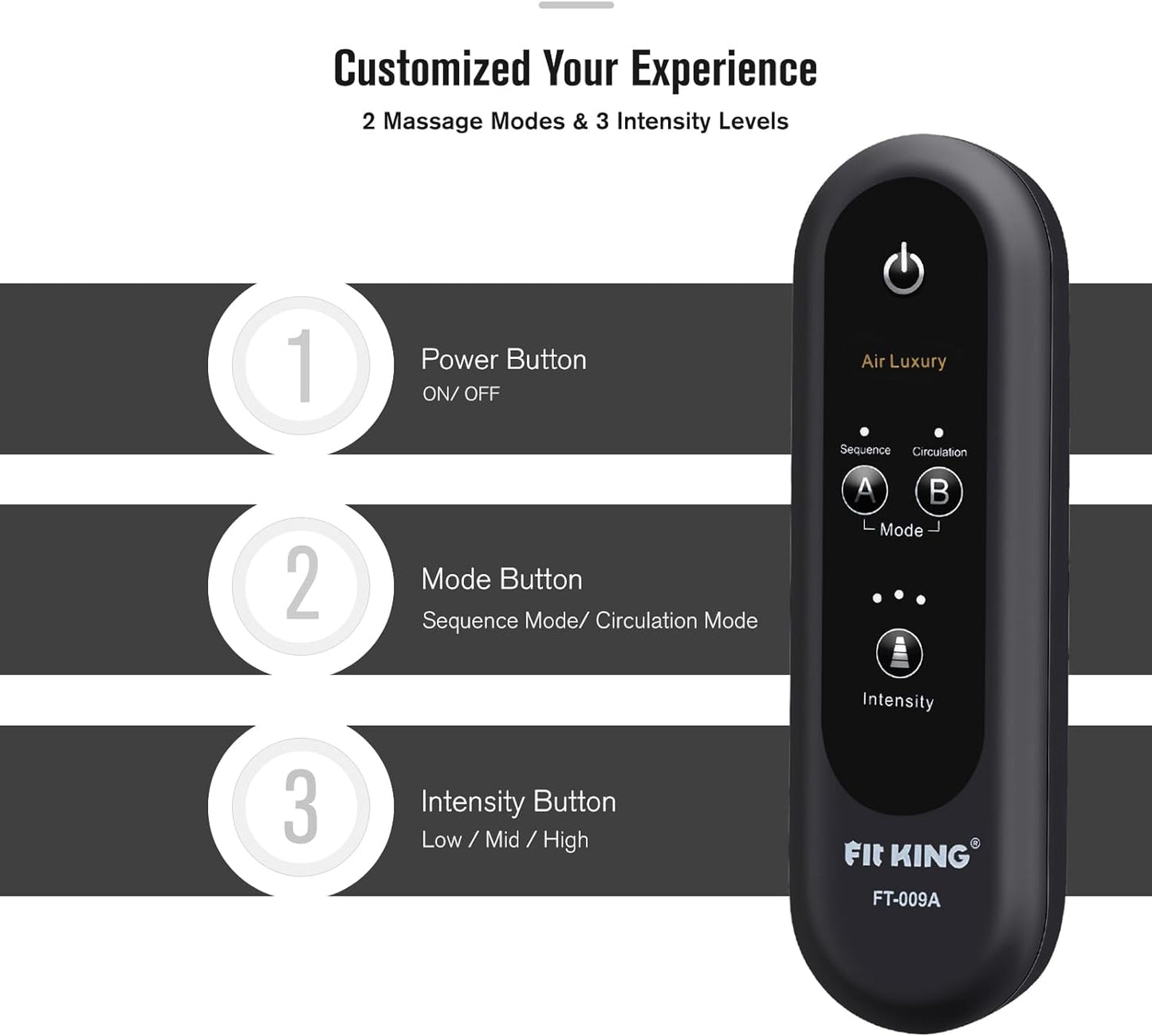 Masajeador para circulación y relajación, masaje de pies. FIT KING FT-009A