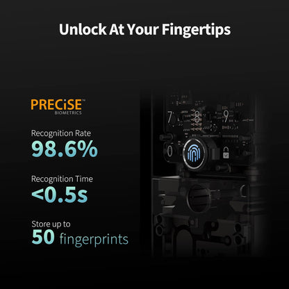 Cerradura Inteligente sin llave Aqara U100 Huella Bluetooth IP65