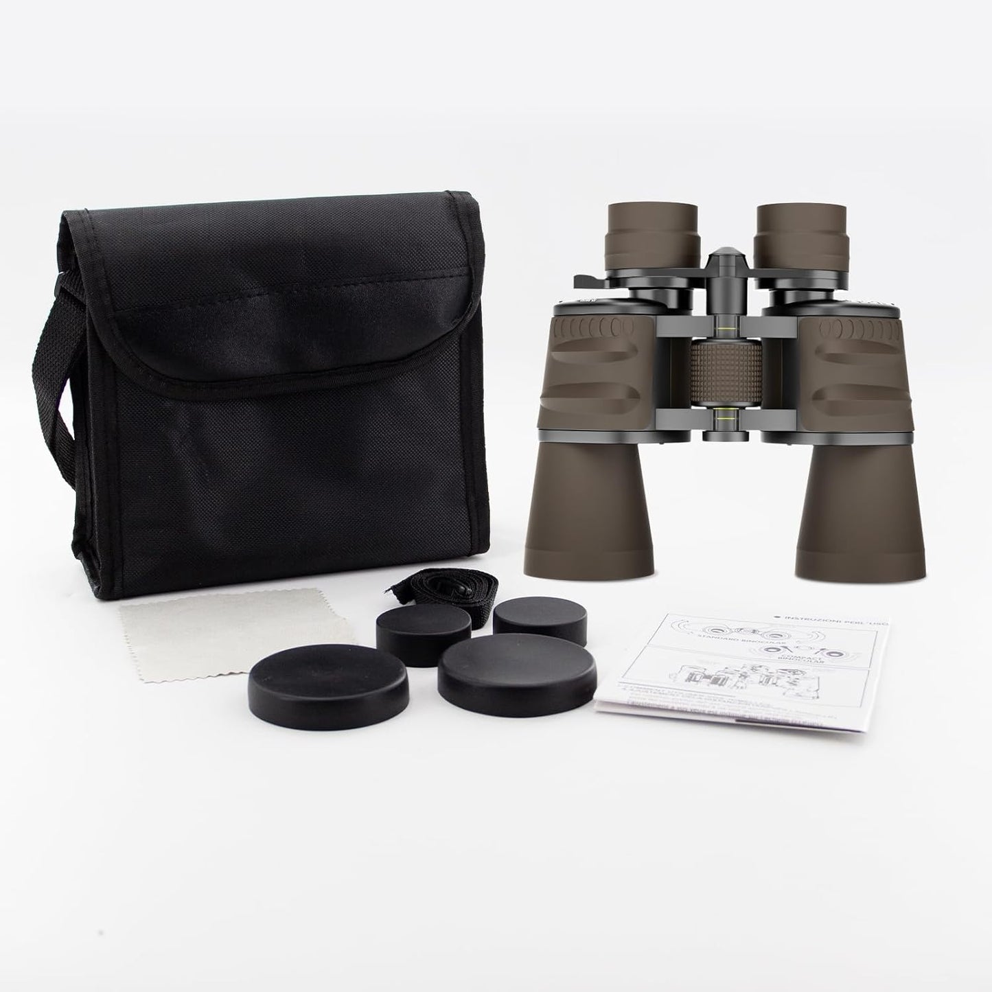Binoculares estabilizados prismáticos con zoom