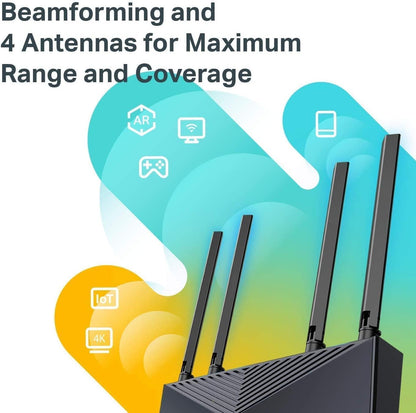 Router TP-Link WiFi 6 AX1500 1500Mbps Doble Banda