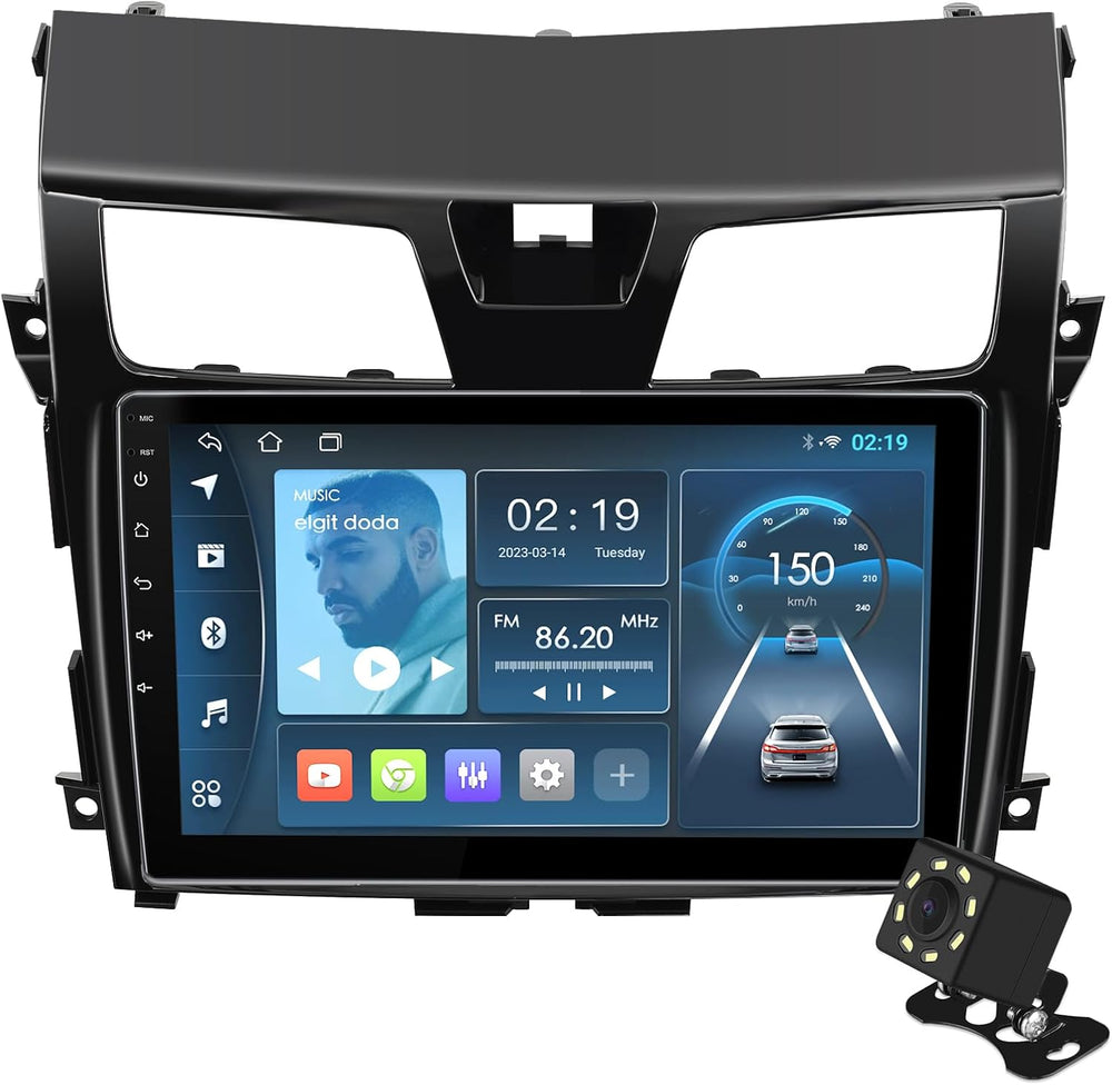 Estéreo para coche Nissan Altima 2013, Camara trasera, Carplay.