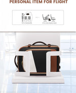 Mochila con ruedas Lovevook, 17"-57 lts, aprobada para debajo del asiento.