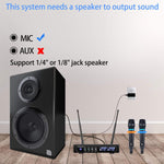 Sistema de micrófonos Kithouse S-9 inalámbricos recargables