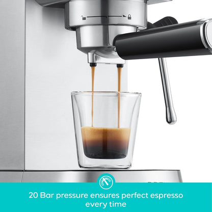 Cafetera Espresso CASABREWS CM5418, de Acero Inoxidable.(USADA)
