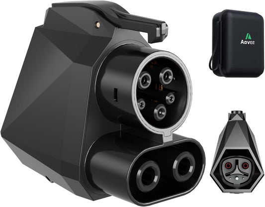 Adaptador de sobrecarga, NACS a CCS1, EV para Tesla, V3/V4 DC.