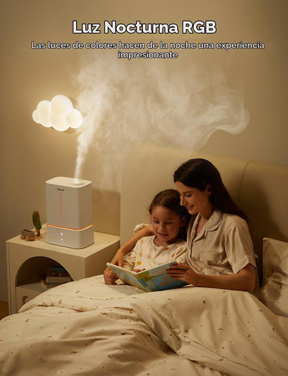 Humidificador inteligente GoveeLife H7148, Niebla fría 4.5 L (USADO)