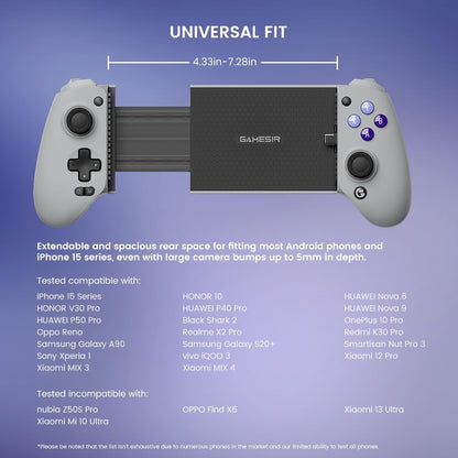 GameSir G8 Galileo - Controlador móvil tipo C.