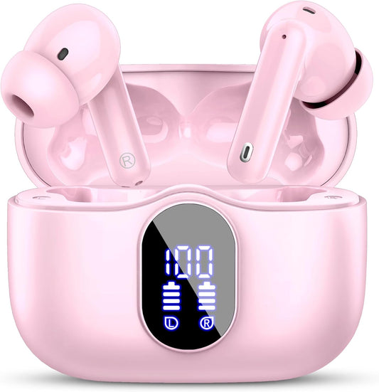 Auriculares Inalámbricos Btootos A90 Bluetooth rosa