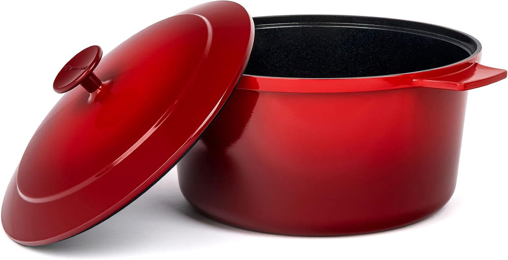Olla de horno holandesa ligera de 4.7 cuartos con tapa, Granitestone