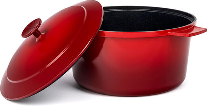 Olla de horno holandesa ligera de 4.7 cuartos con tapa, Granitestone