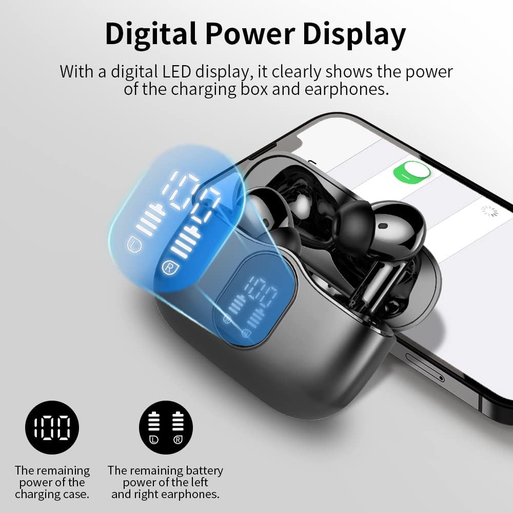 Auriculares Inalámbricos Btootos A90 Bluetooth negro