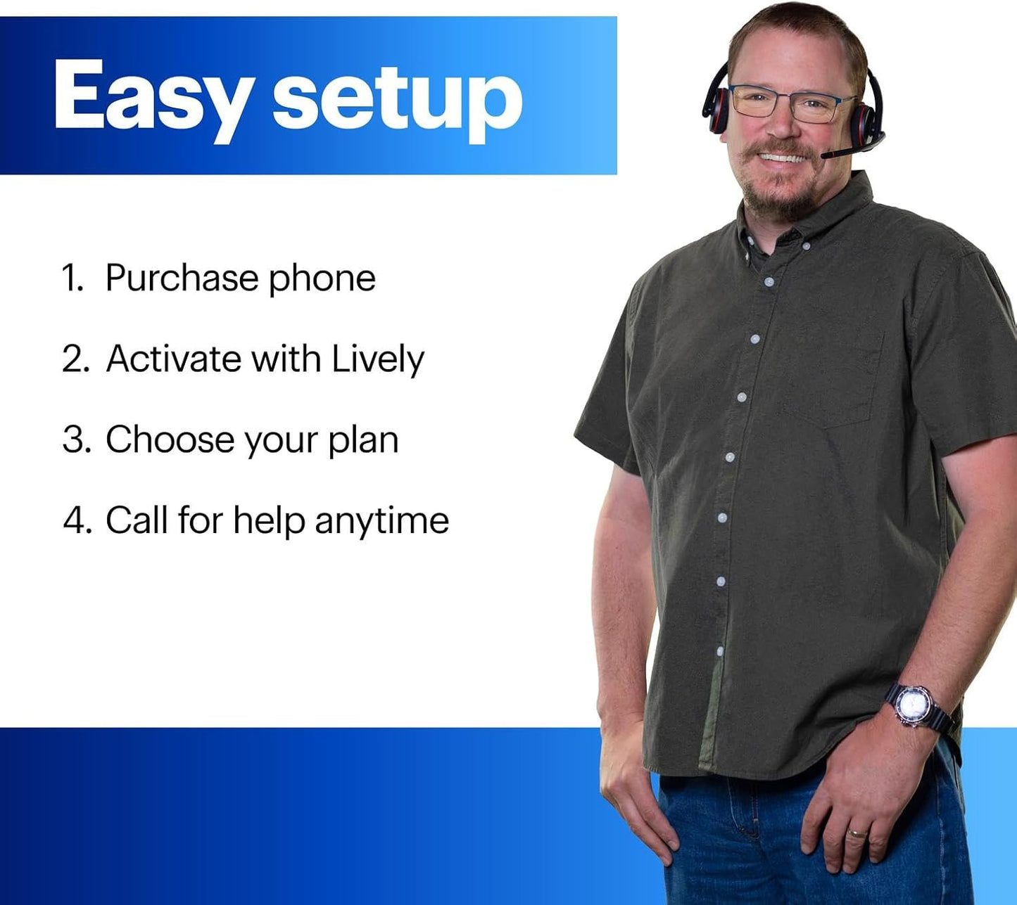 Smartphone para personas mayores Lively Jitterbug Smart4 (CAJA ABIERTA)