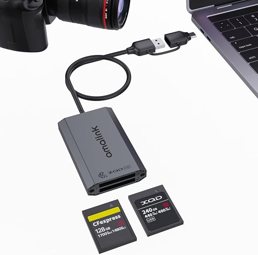 Lector Tarjetas CFexpress Tipo B XQD USB-C USB 3.2 amalink