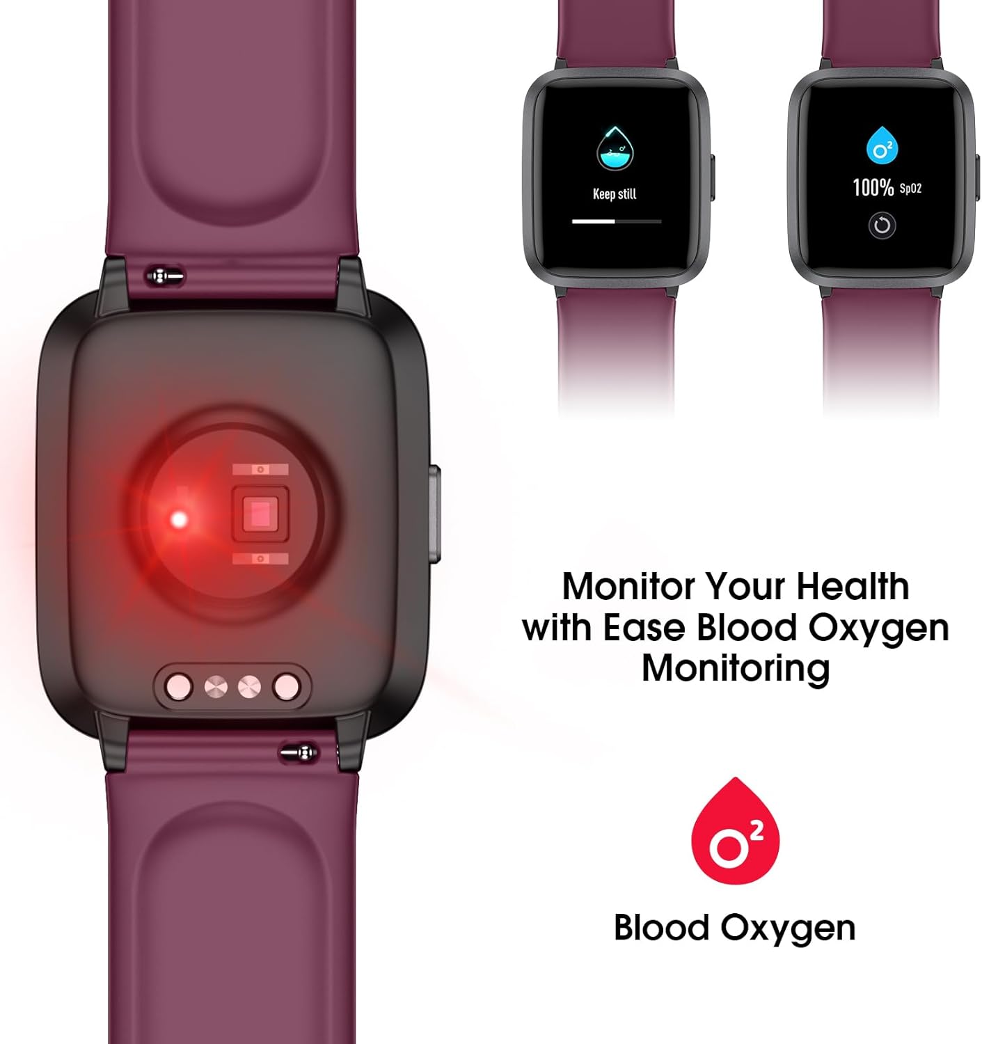 Reloj inteligente EURANS de 41 mm, podómetro, actividad física.