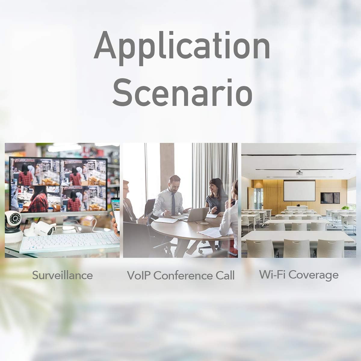 Cudy - Adaptador de inyector Gigabit PoE de 30 W.