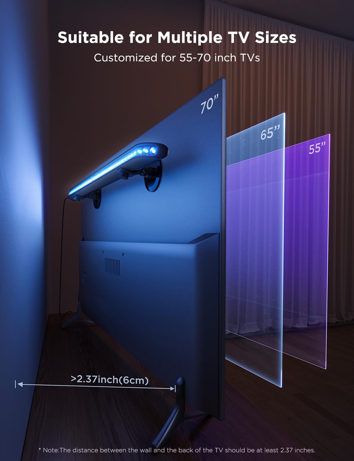 Govee Smart TV Light Bar, Barra de luz LED.