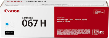 Cartucho de Toner Canon, 067H Cian, Class LBP630C-MF650C.