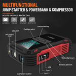 Arrancador RSH 4000A con Compresor 150 PSI 15000mAh (USADO)