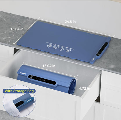 Tapete de calentamiento de alimentos, con temporizador, Silicon