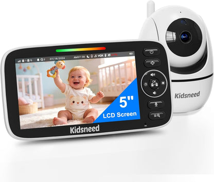 Monitor de bebé con cámara y audio, Kidsneed, sin WiFi.(USADO)