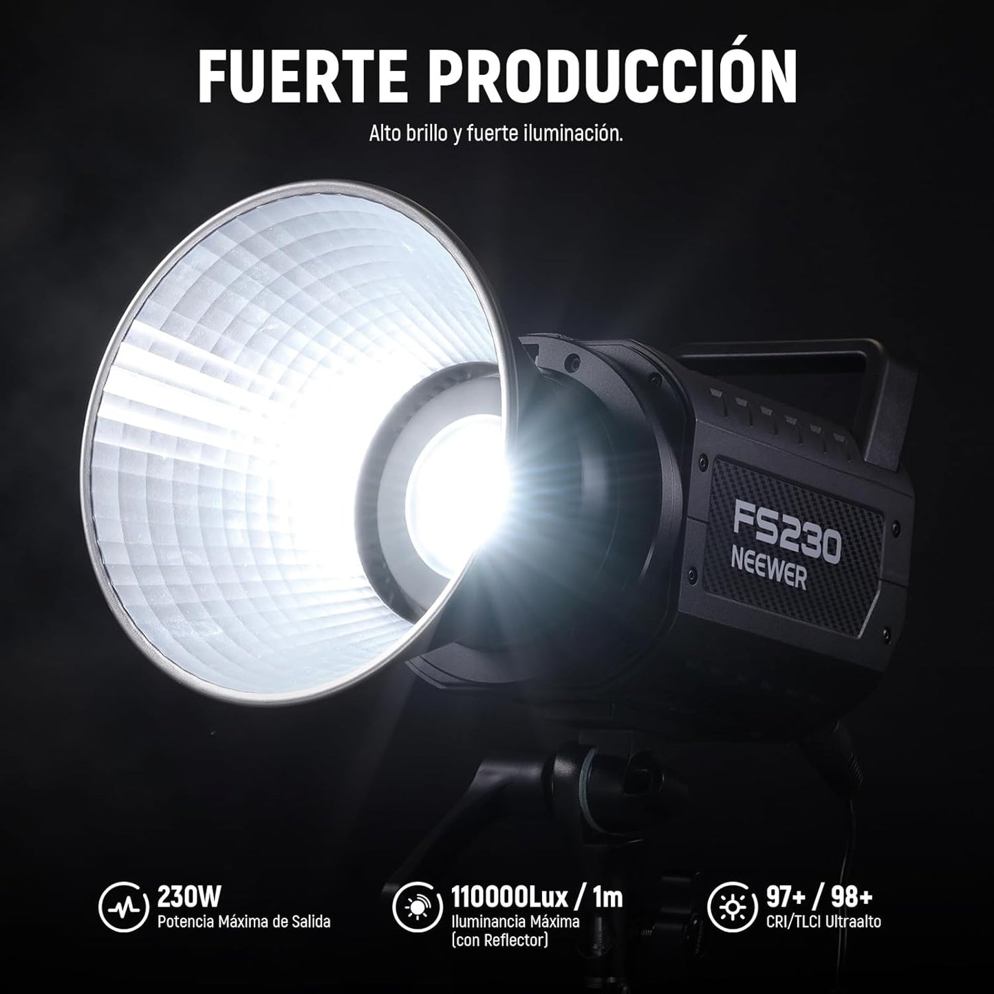 NEEWER FS230 Luz de Video COB de 230W