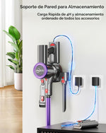 Aspiradora inalámbrica, 25 kPA Recargable, Filtro HEPA, Compacta.