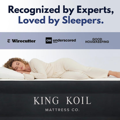 Colchón Inflable King Koil Luxury Plush con Pillow Top 13"