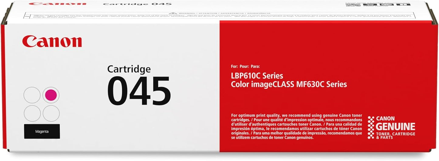 Canon cartucho de tóner 045 original, color Magenta.