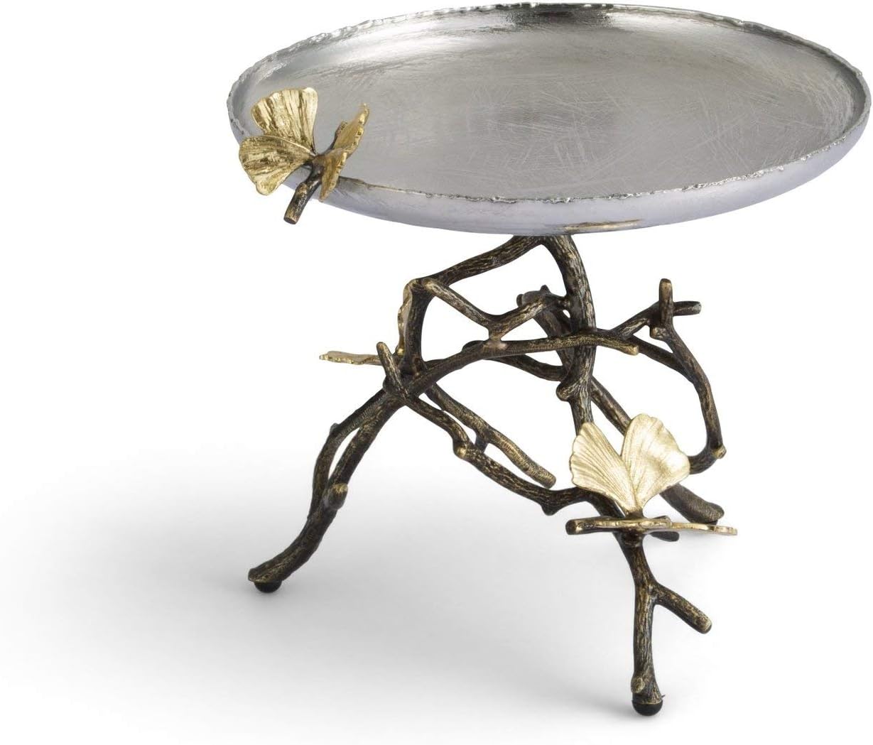 Plato de dulces de ginkgo con forma de mariposa, Michael Aram.