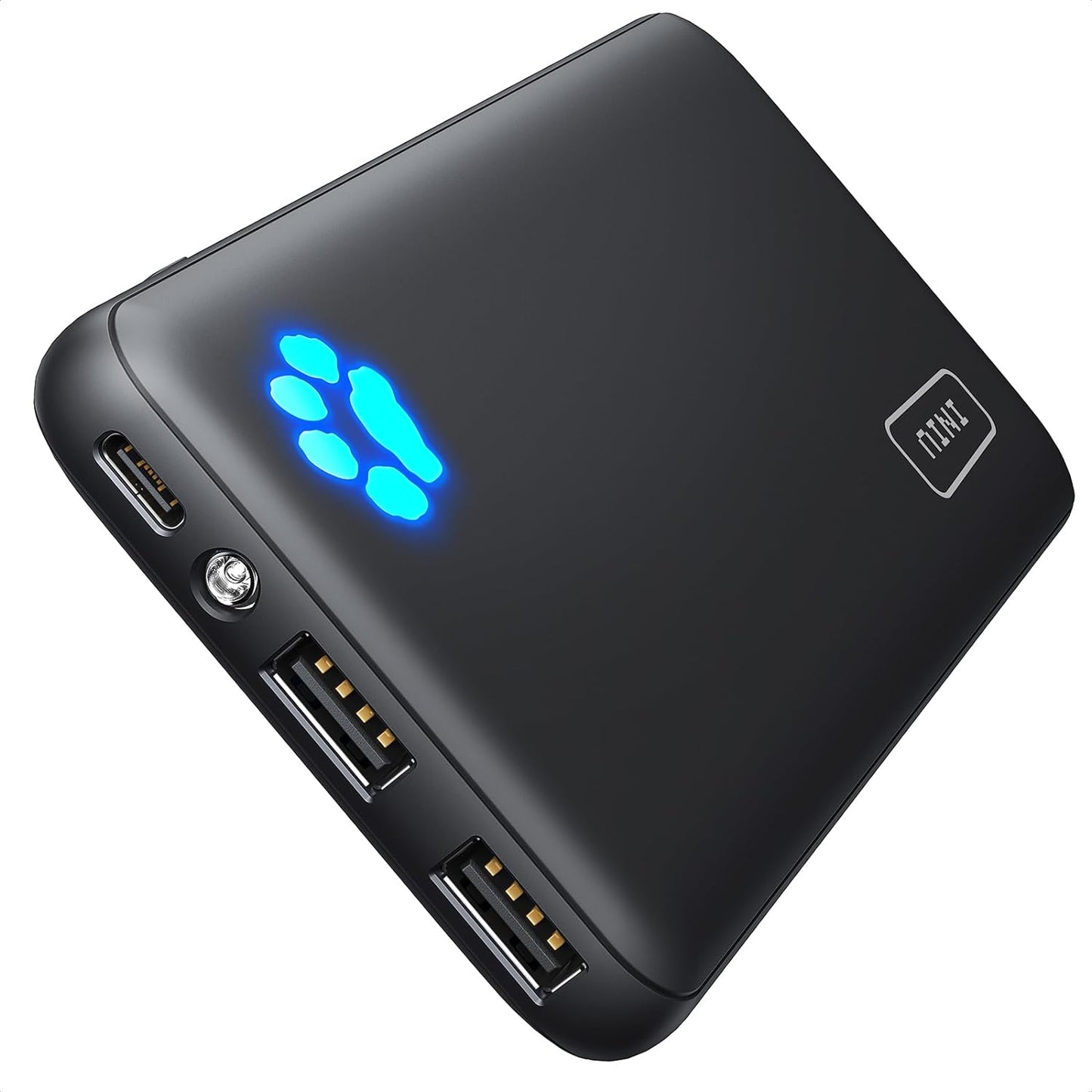 INIU Power Bank, USB C más Delgado 10000mAh Bateria Portatil.