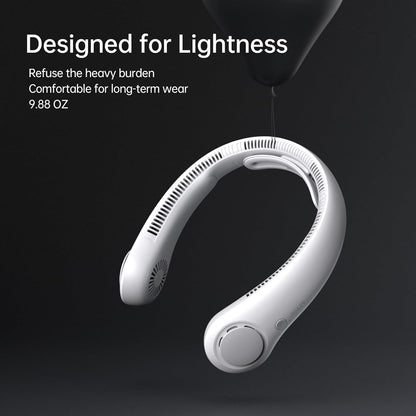 Ventilador Cuello JISULIFE Portátil Recargable 5000mAh