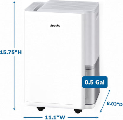 Deshumidificador Aeocky Arion-001, compresor 3500 ft, 50 pintas