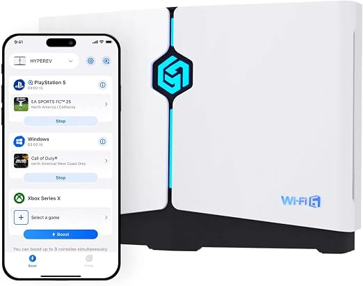 Router WiFi 6 Hyperev Gaming 2402Mbps DB CAJA ABIERTA