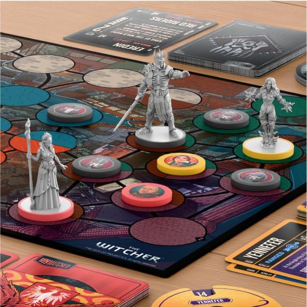 The Witcher Realms Fall, Juego de mesa, lucha y estrategia, 2 jug.