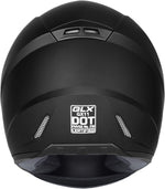 GLX Casco compacto, ligero, cara completa, visera extra tintada. Talla L