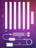 Luces LED Govee Glide RGBIC Inteligentes Pared Gaming