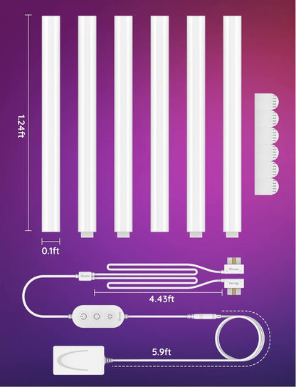 Luces LED Govee Glide RGBIC Inteligentes Pared Gaming