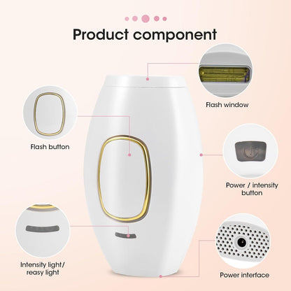 Mini depiladora láser IPL para uso doméstico